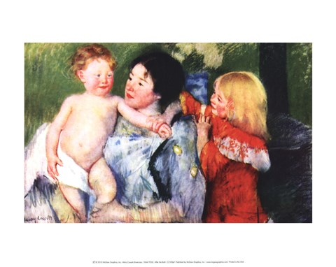 Framed After the Bath Print