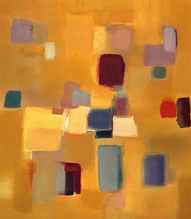 Framed Song in Gold Print