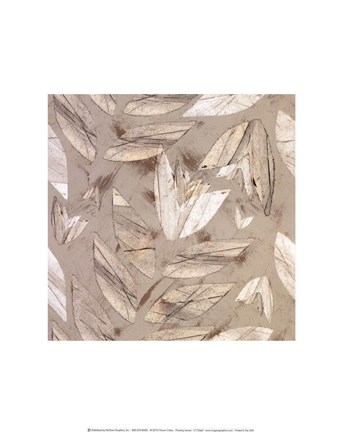 Framed Floating Leaves Print