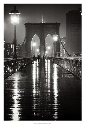Framed Brooklyn Bridge Print