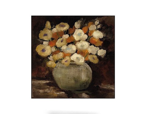 Framed Apricot Poppies Print