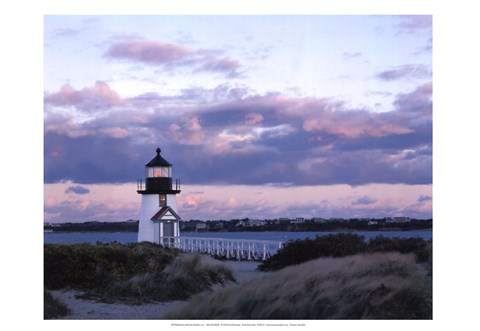 Framed Brant Point Light Print