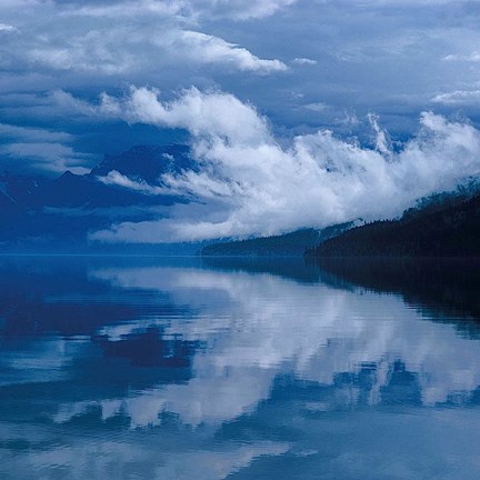 Framed Glacial Mist Print