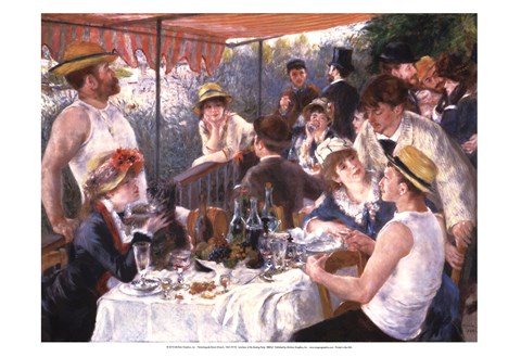 Framed Luncheon of the Boating Party Print