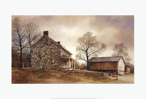 Framed Pennsylvania Morning Print