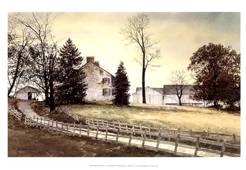 Framed Late October Print