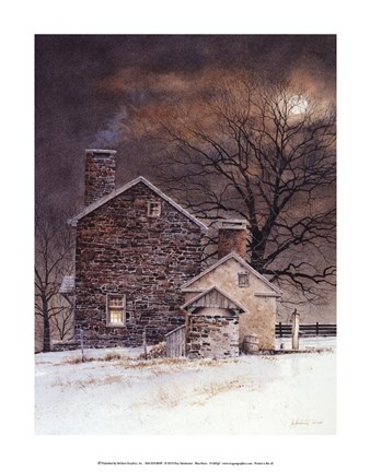 Framed Blue Moon Print