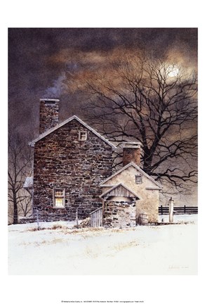 Framed Blue Moon Print