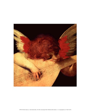 Framed Musical Angel Print