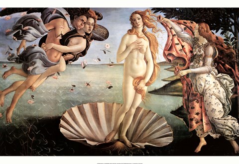 Framed Birth of Venus Print