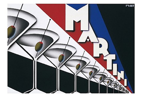 Framed Martini Print