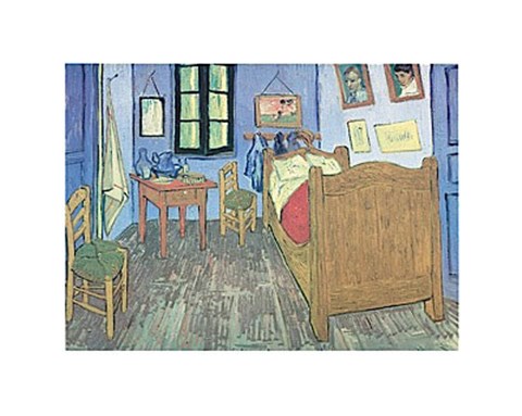 Framed Bedroom at Arles Print