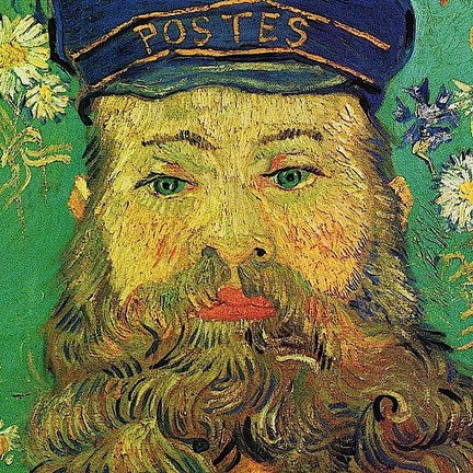Framed Joseph Roulin (detail) Print