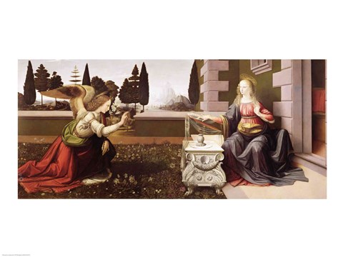 Framed Annunciation, 1472-75 Print