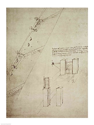 Framed Design for a Lock Print