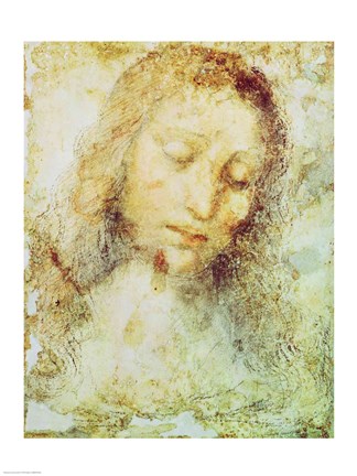 Framed Head of Christ Print