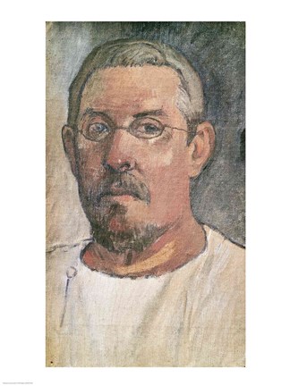 Framed Self portrait, 1902 Print