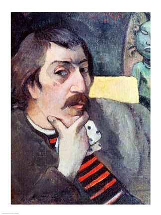 Framed Portrait of the Artist with the Idol, c.1893 Print