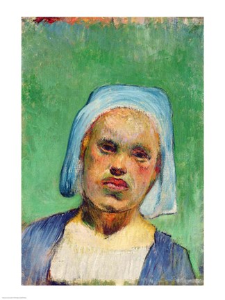 Framed Head of a Breton Print