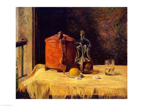 Framed At the Window, 1882 Print