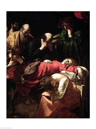 Framed Death of the Virgin, 1605-06 Print