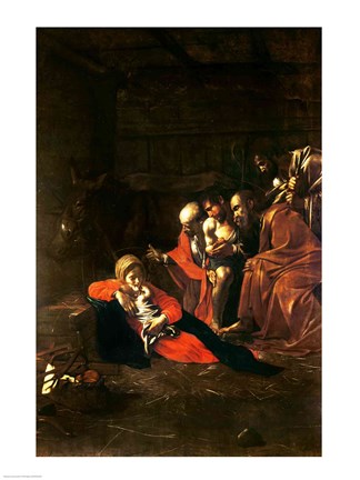 Framed Adoration of the Shepherds Print