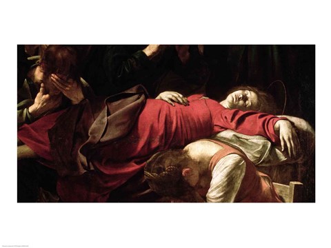 Framed Death of the Virgin, 1605-06 Print