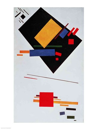 Framed Suprematist Composition, 1915 Print