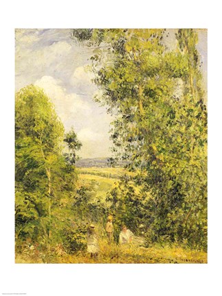 Framed Rest in the Meadow, 1878 Print