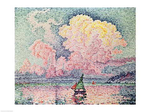 Framed Antibes, the Pink Cloud, 1916 Print