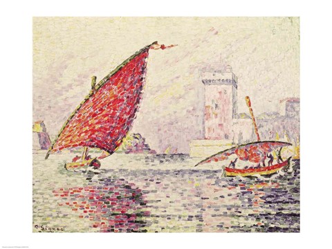 Framed Fort Saint-Jean, Marseilles, 1907 Print