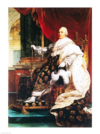 Framed Louis XVIII Print