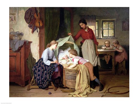 Framed Newborn Child Print