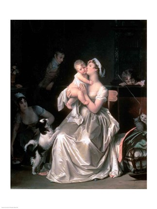 Framed Motherhood, 1805 Print