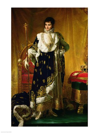 Framed Portrait of Jerome Bonaparte Print