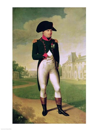 Framed Napoleon I - posed Print