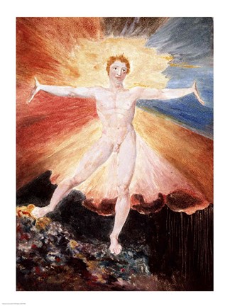 Framed Glad Day or The Dance of Albion, c.1794 Print