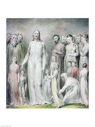 Framed Healing of the Woman with an Issue of Blood Print