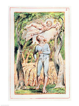 Framed Songs of Innocence; the Piper Print