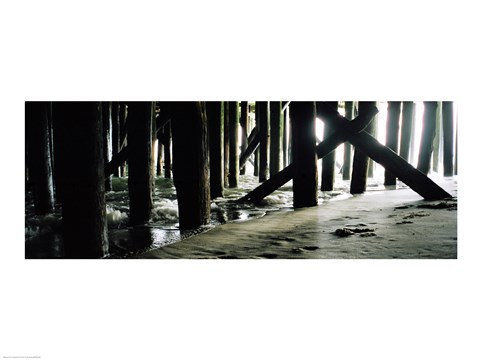 Framed Seaside Dock Print