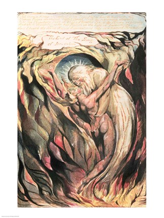 Framed Jerusalem The Emanation of the Giant Albion: All Human Forms Print