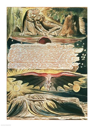 Framed Jerusalem The Emanation of the Giant Albion: And One stood forth Print