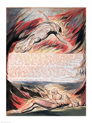 Framed Jerusalem The Emanation of The Giant Albion; Then the Divine Hand Print