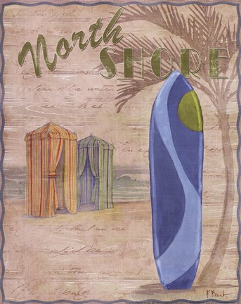 Framed Surf City IV Print
