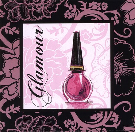 Framed Fashion Pink Glamour - petite Print