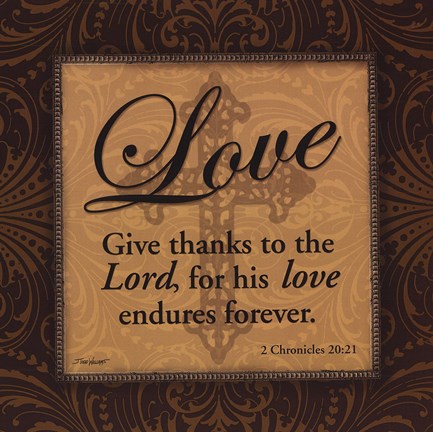 Framed Love Print