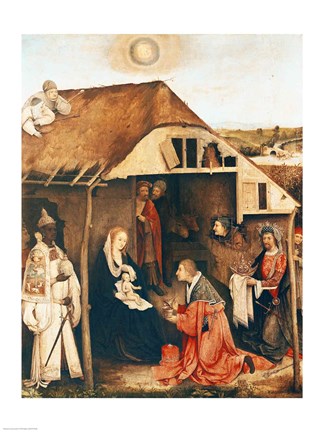 Framed Nativity Print