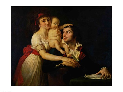 Framed Camille Desmoulins Print