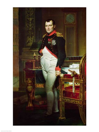 Framed Napoleon Bonaparte Print