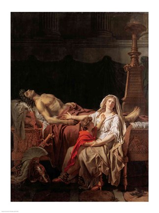 Framed Pain of Andromache, 1783 Print